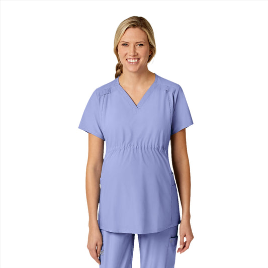 Women's Maternity V-Neck Scrub Top - 4555