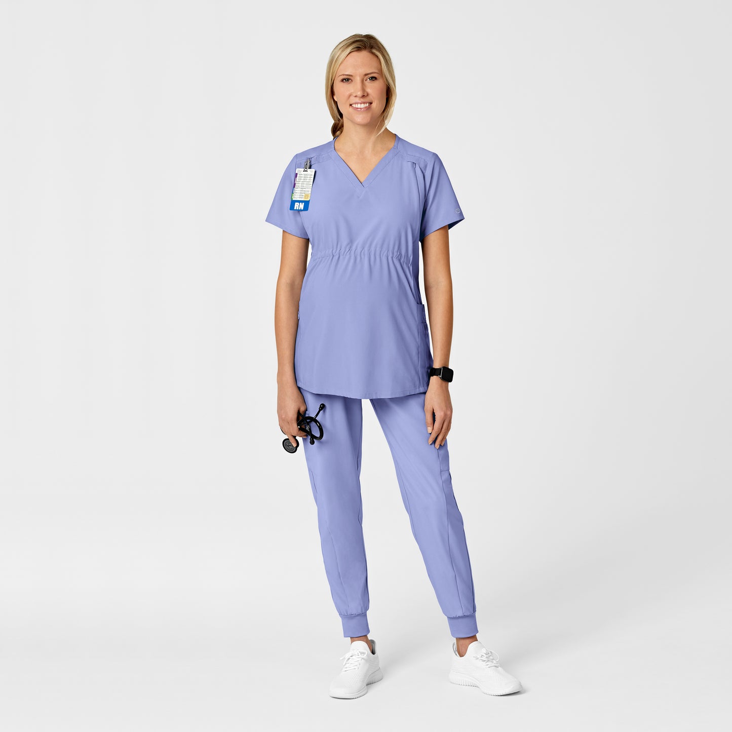 Women's Maternity V-Neck Scrub Top - 4555