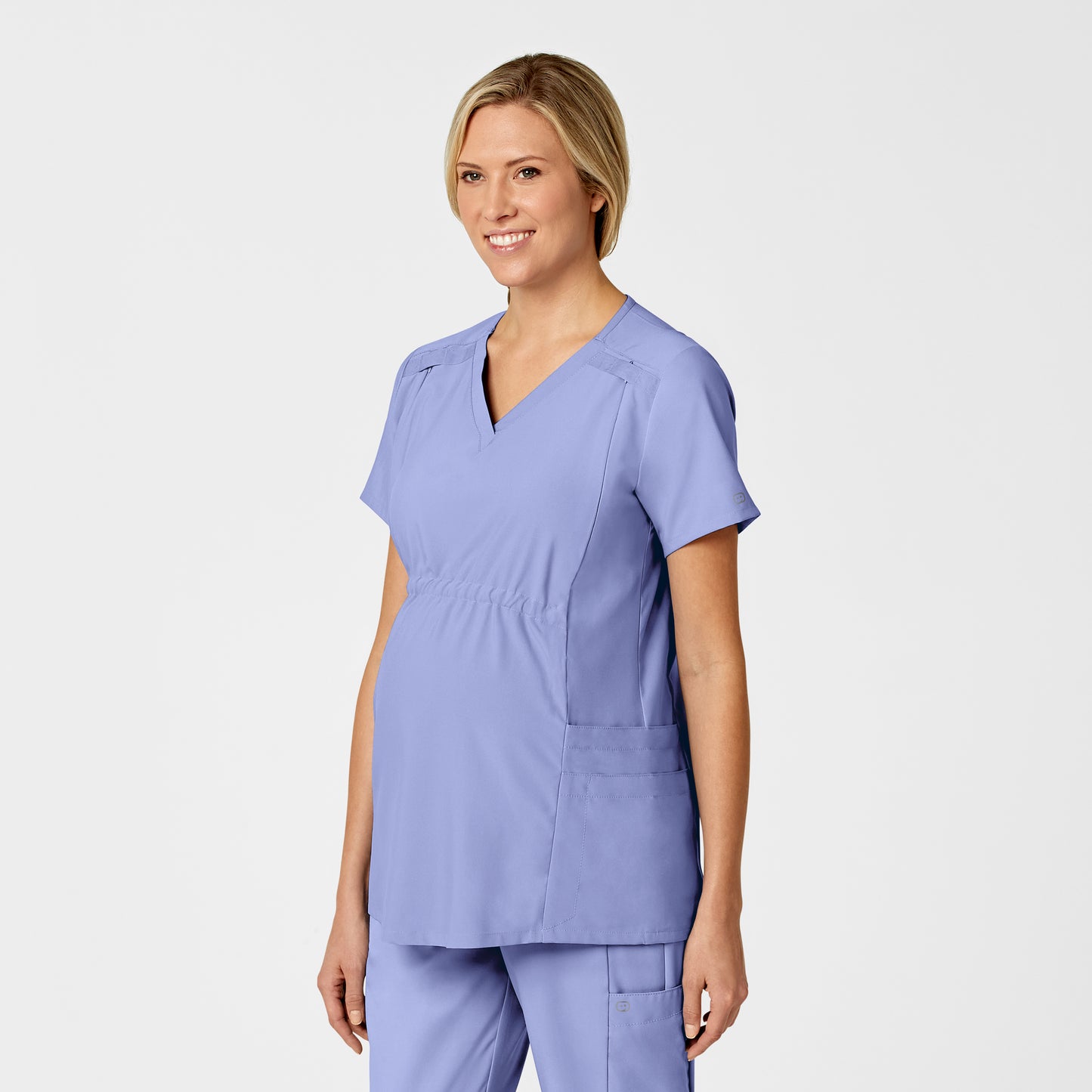 Women's Maternity V-Neck Scrub Top - 4555