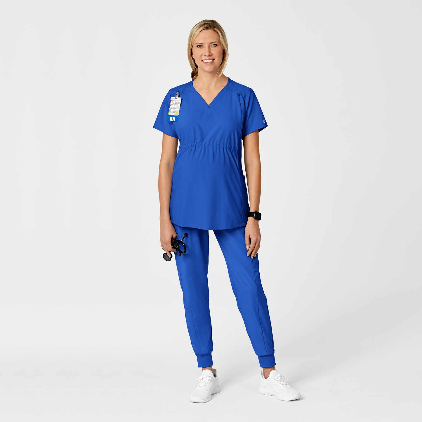 Women's Maternity V-Neck Scrub Top - 4555