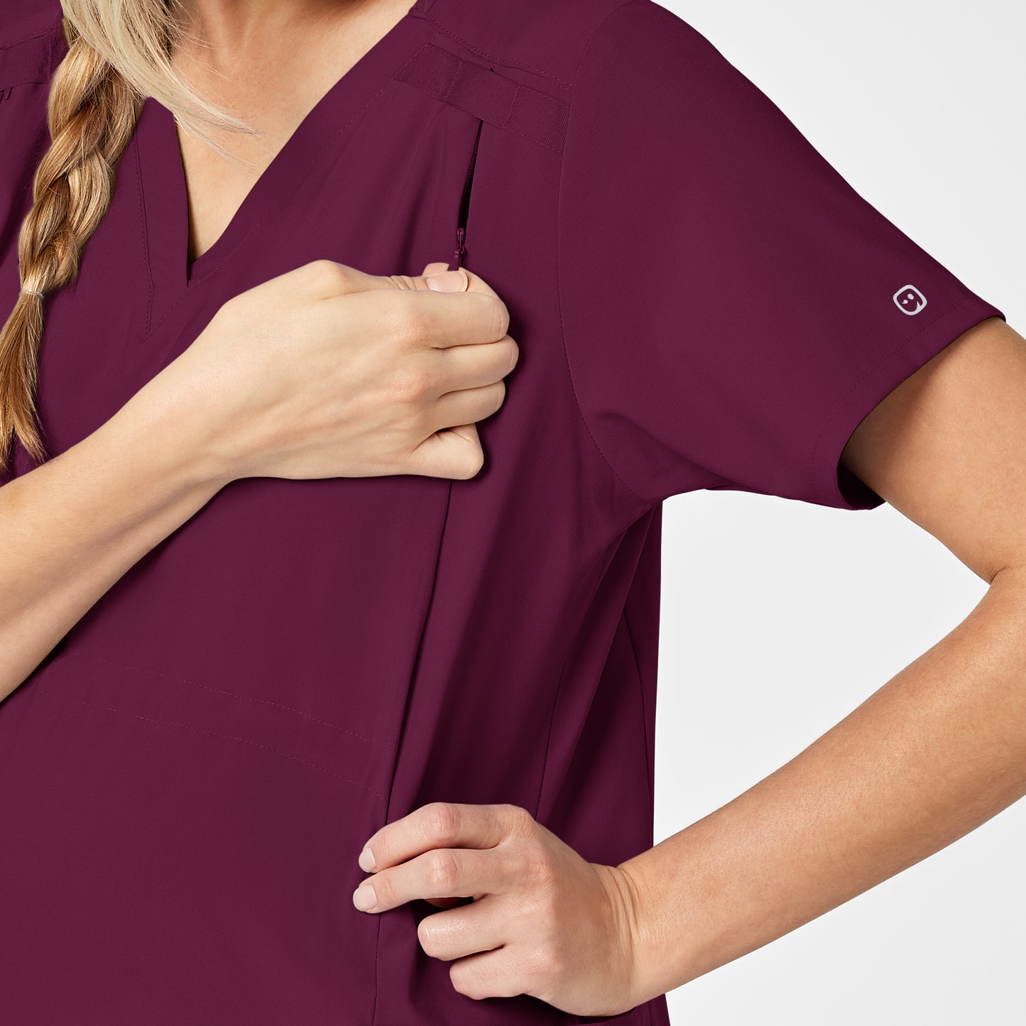 Women's Maternity V-Neck Scrub Top - 4555