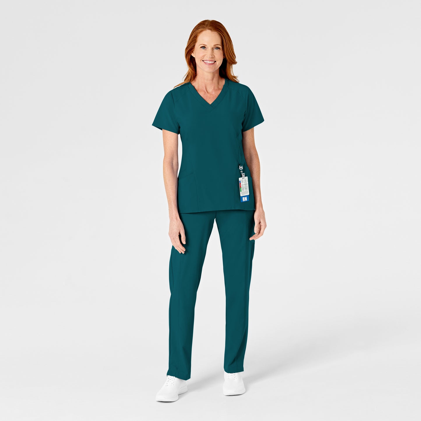 Women's Flat Front Cargo Scrub Pant - 5155