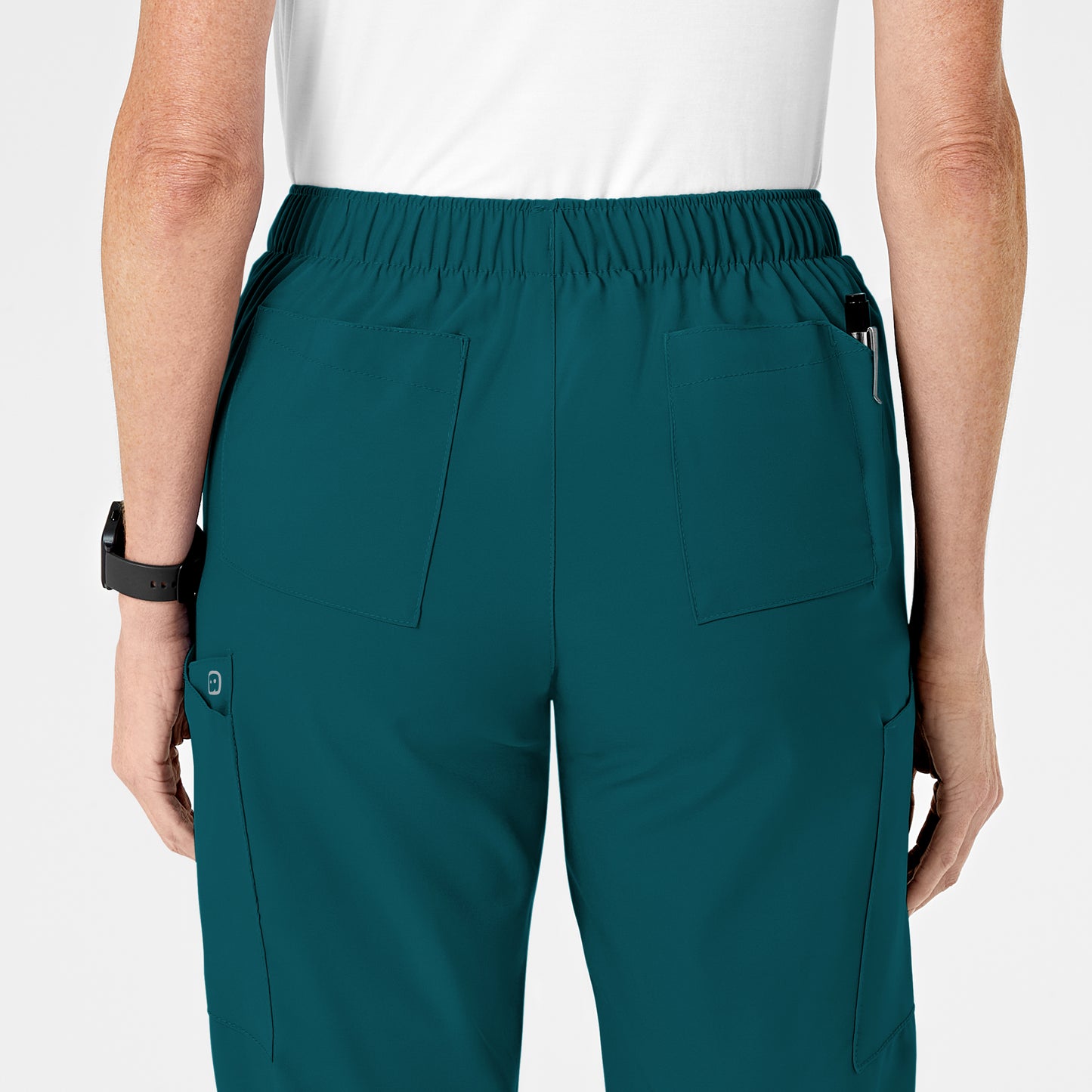 Women's Flat Front Cargo Scrub Pant - 5155