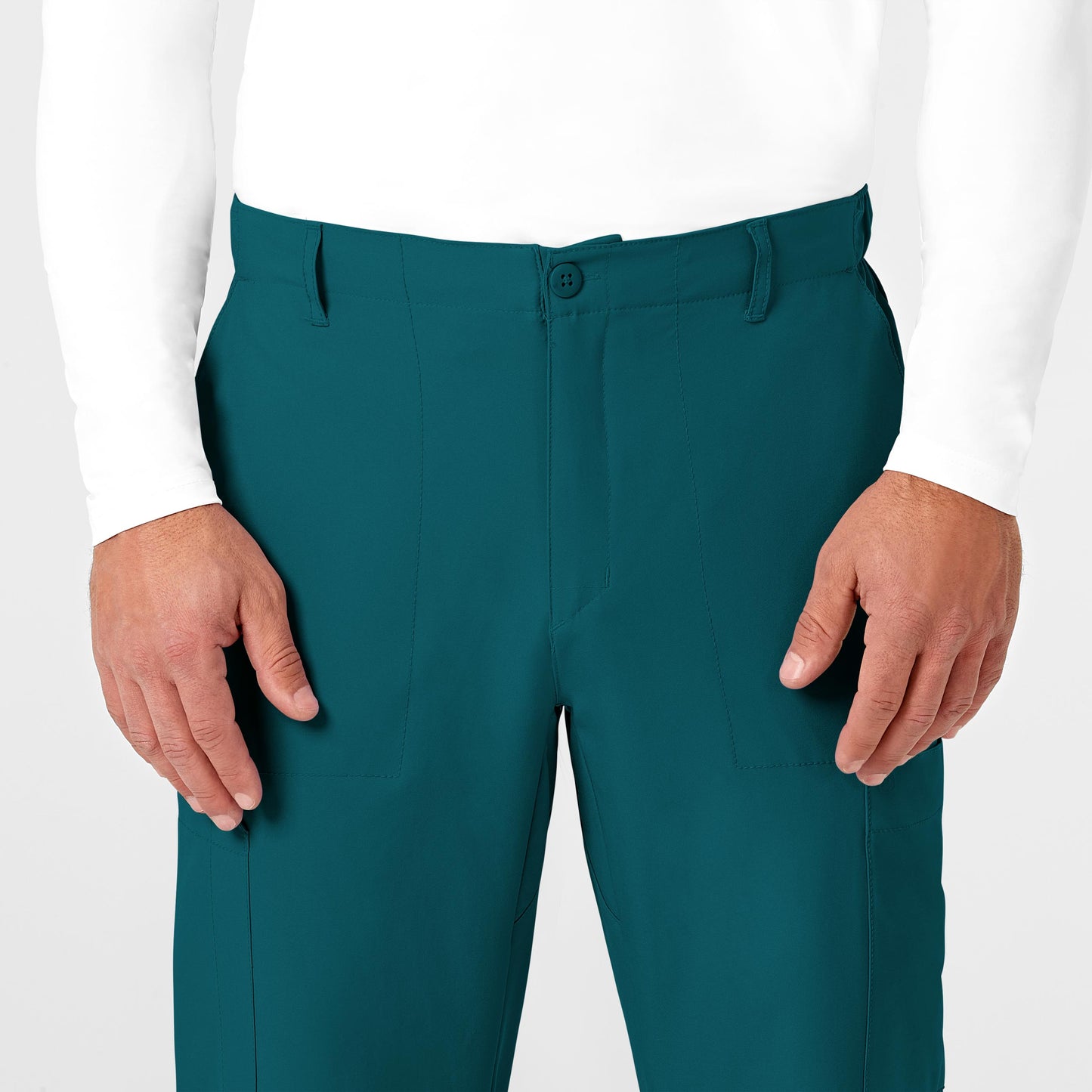 Men's 9-Pocket Flat Front Cargo Scrub Pant - 5355