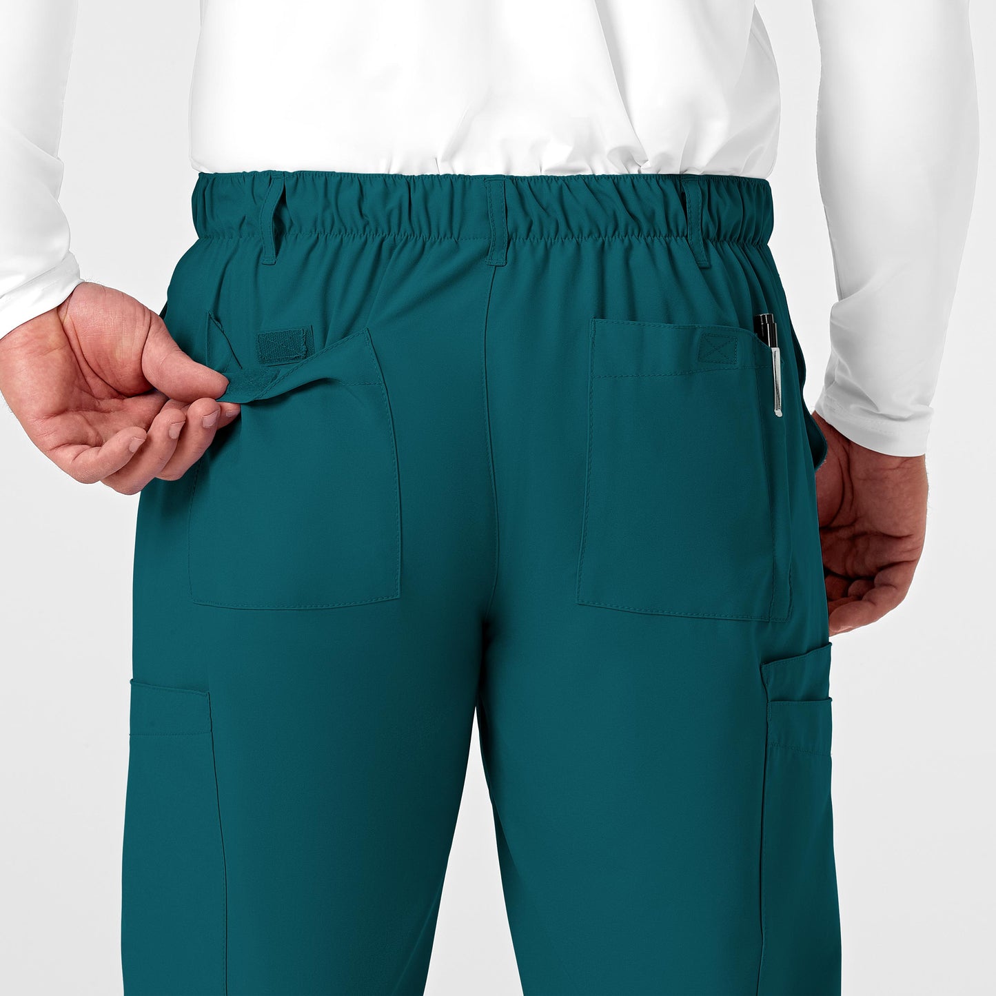 Men's 9-Pocket Flat Front Cargo Scrub Pant - 5355