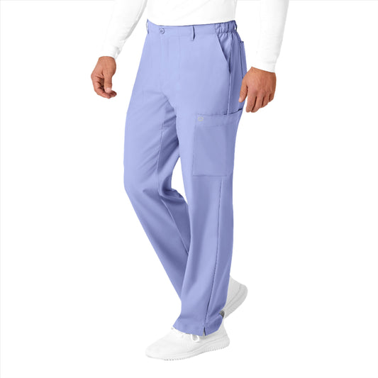 Men's 9-Pocket Flat Front Cargo Scrub Pant - 5355