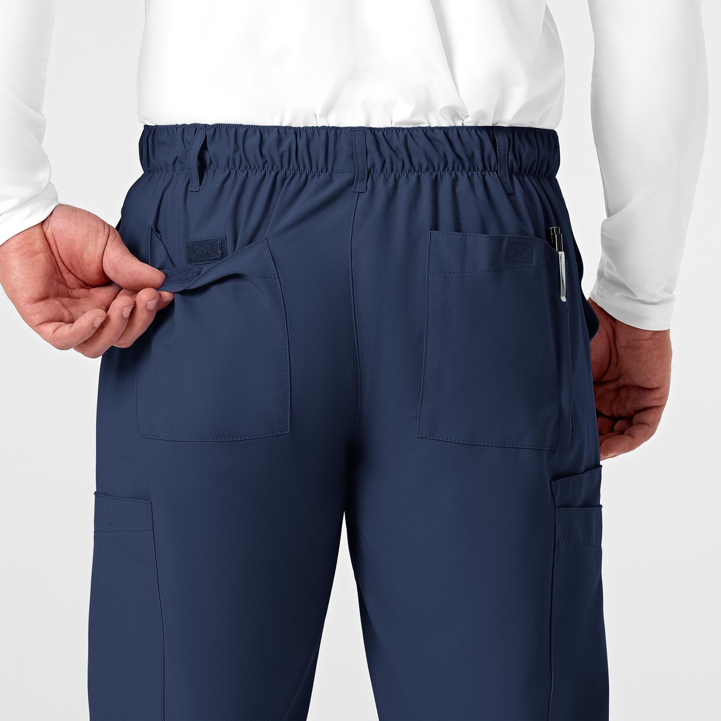 Men's 9-Pocket Flat Front Cargo Scrub Pant - 5355