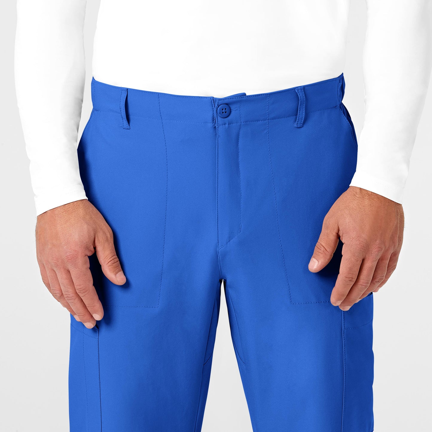 Men's 9-Pocket Flat Front Cargo Scrub Pant - 5355