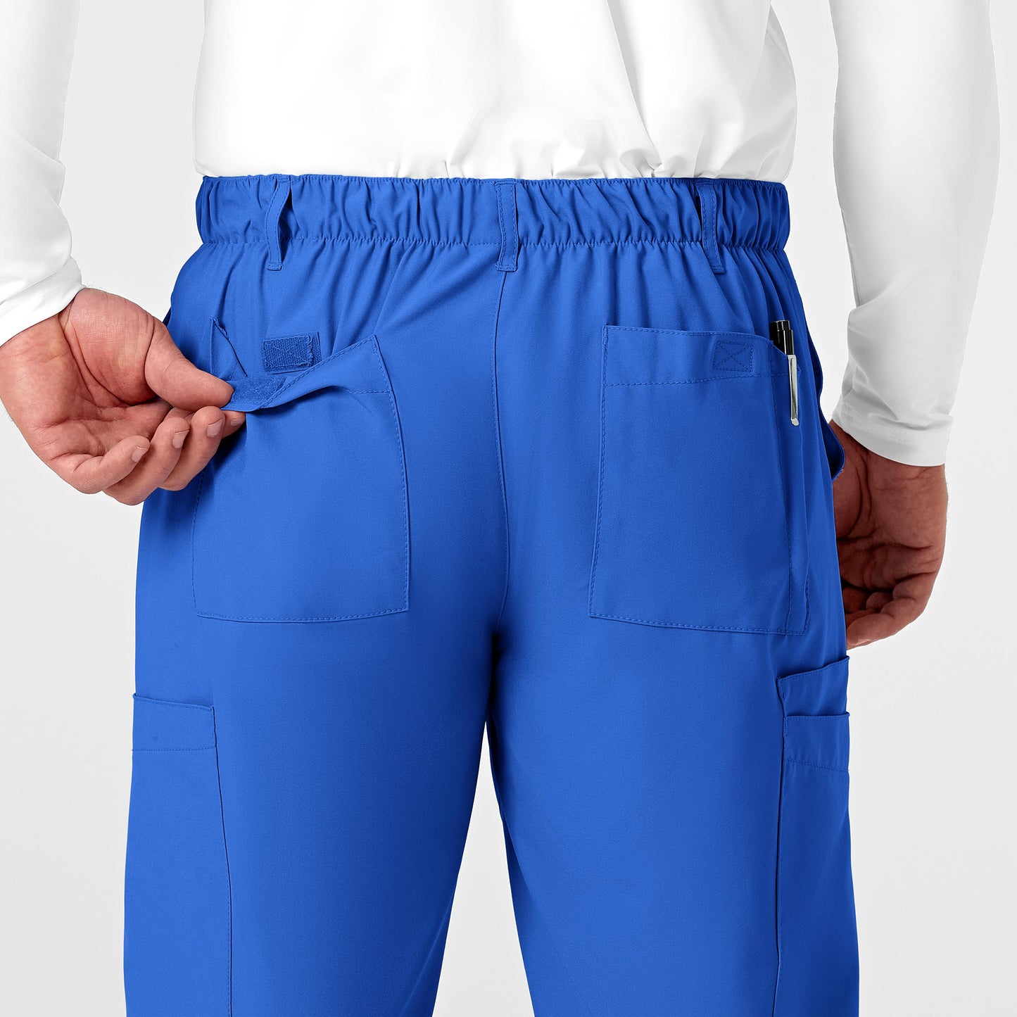 Men's 9-Pocket Flat Front Cargo Scrub Pant - 5355