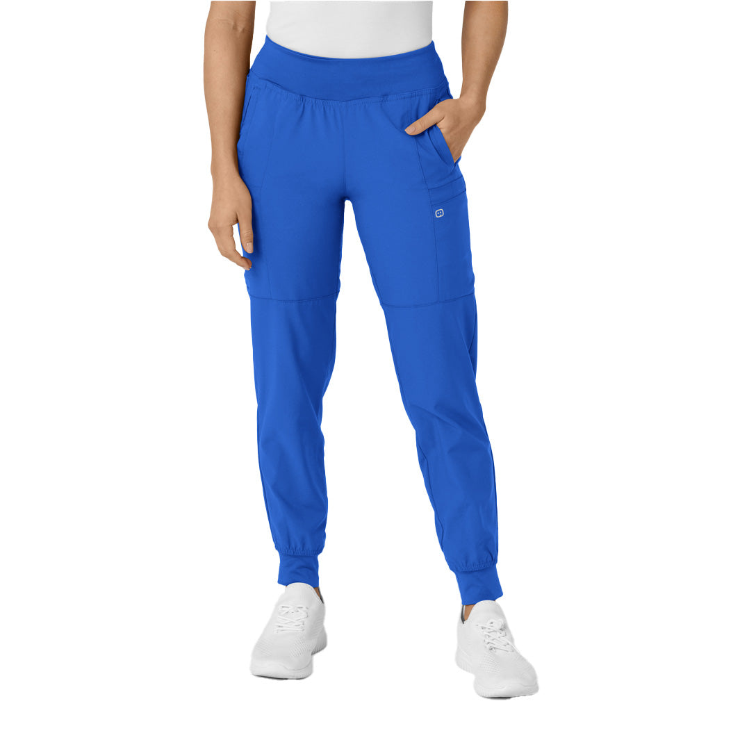 Women's Comfort Waist Cargo Jogger Scrub Pant - 5555