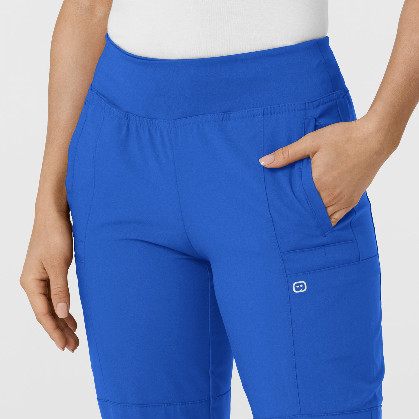 Women's Comfort Waist Cargo Jogger Scrub Pant - 5555