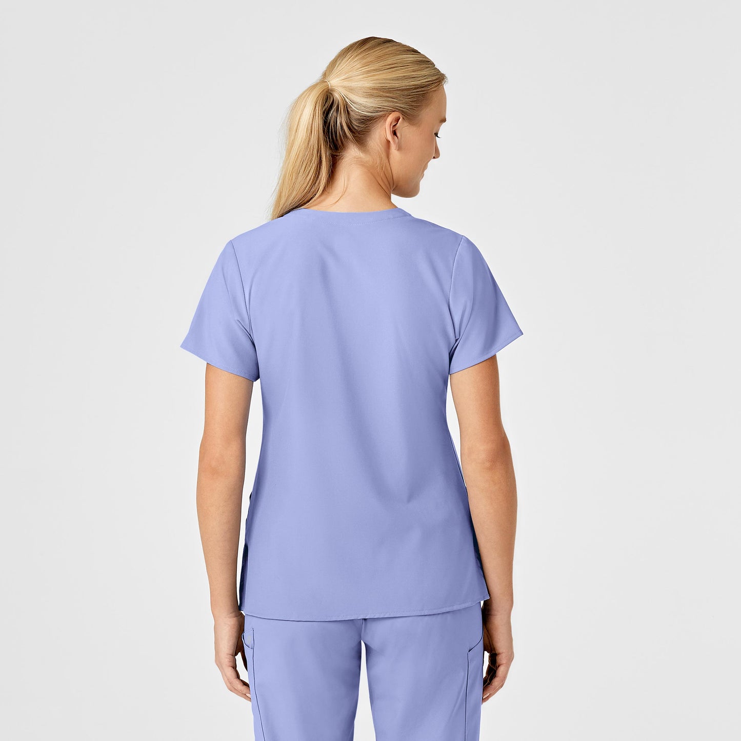 Women's Stylized V-Neck Scrub Top - 6155