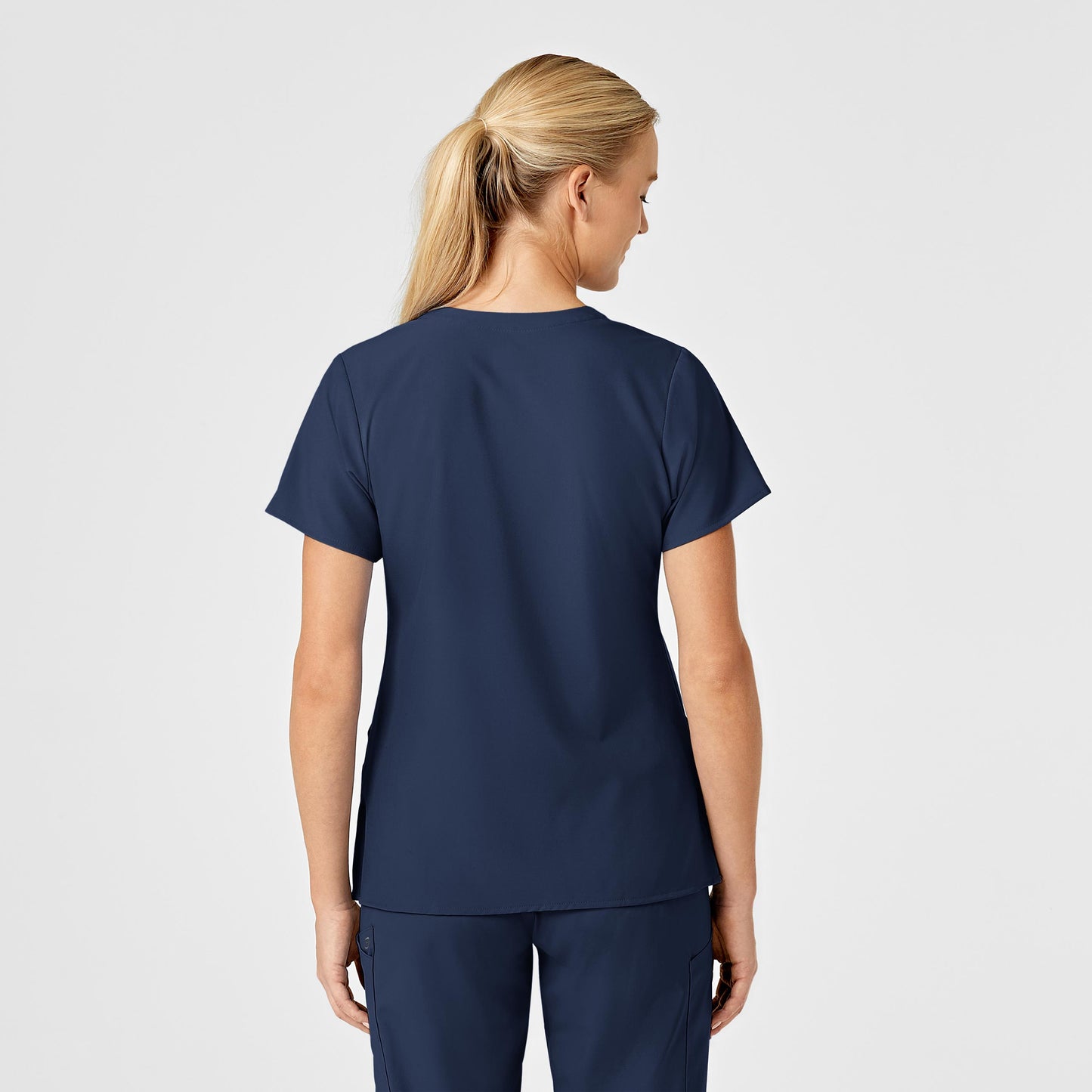 Women's Stylized V-Neck Scrub Top - 6155