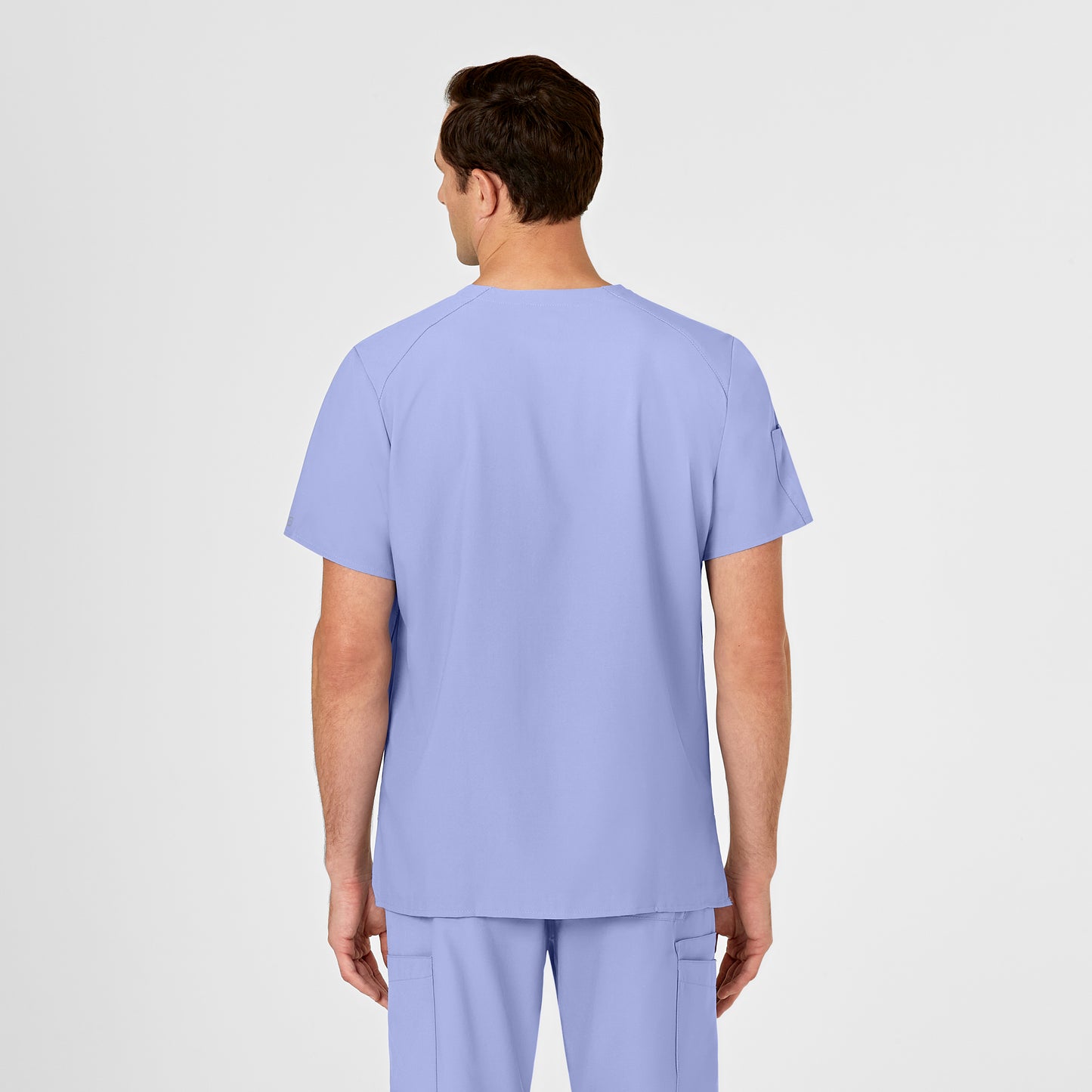 Men's 6-Pocket Utility V-Neck Scrub Top - 6355