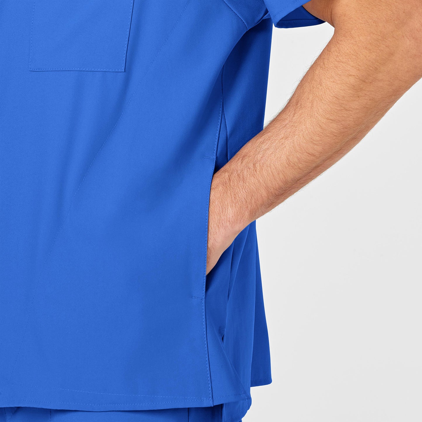 Men's 6-Pocket Utility V-Neck Scrub Top - 6355