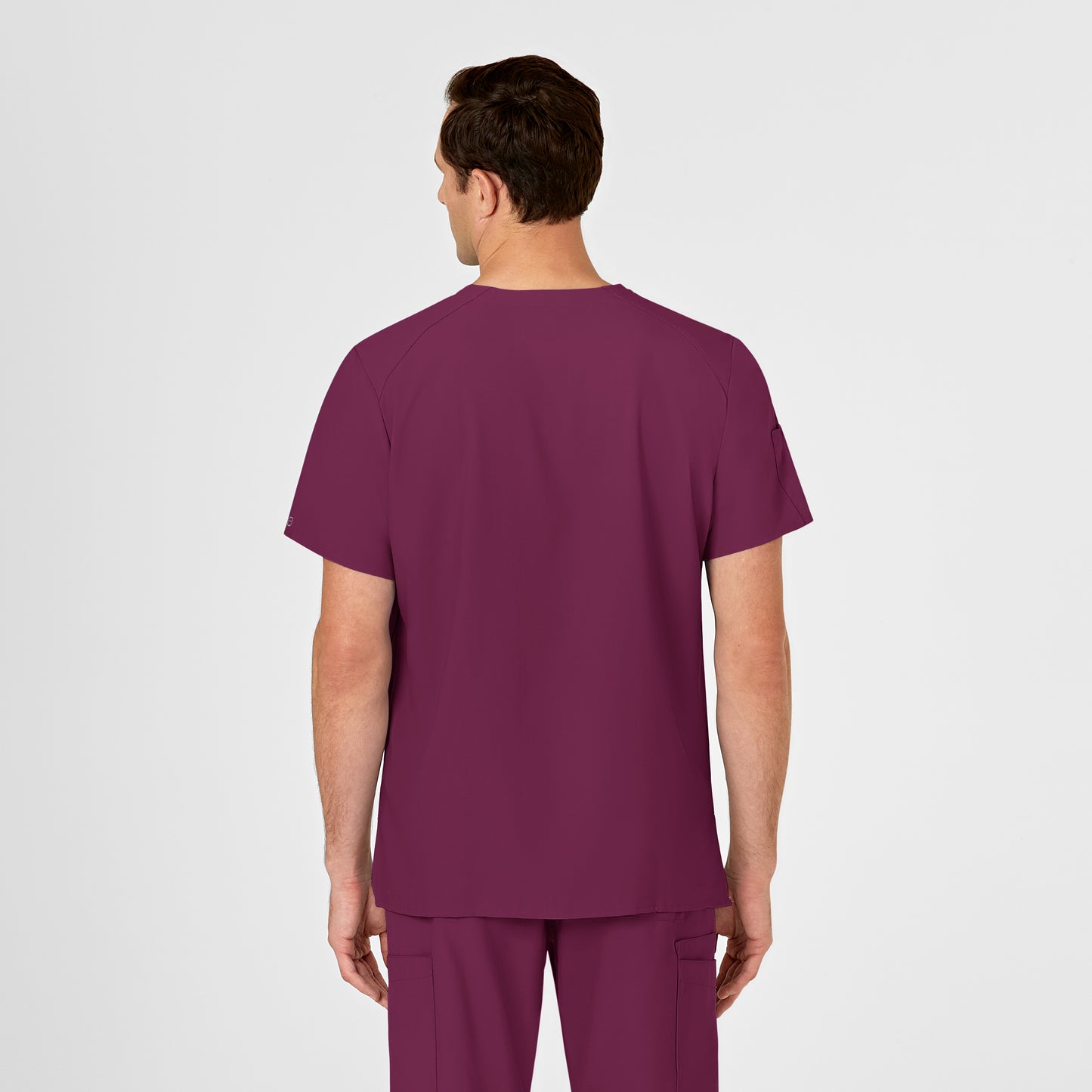 Men's 6-Pocket Utility V-Neck Scrub Top - 6355