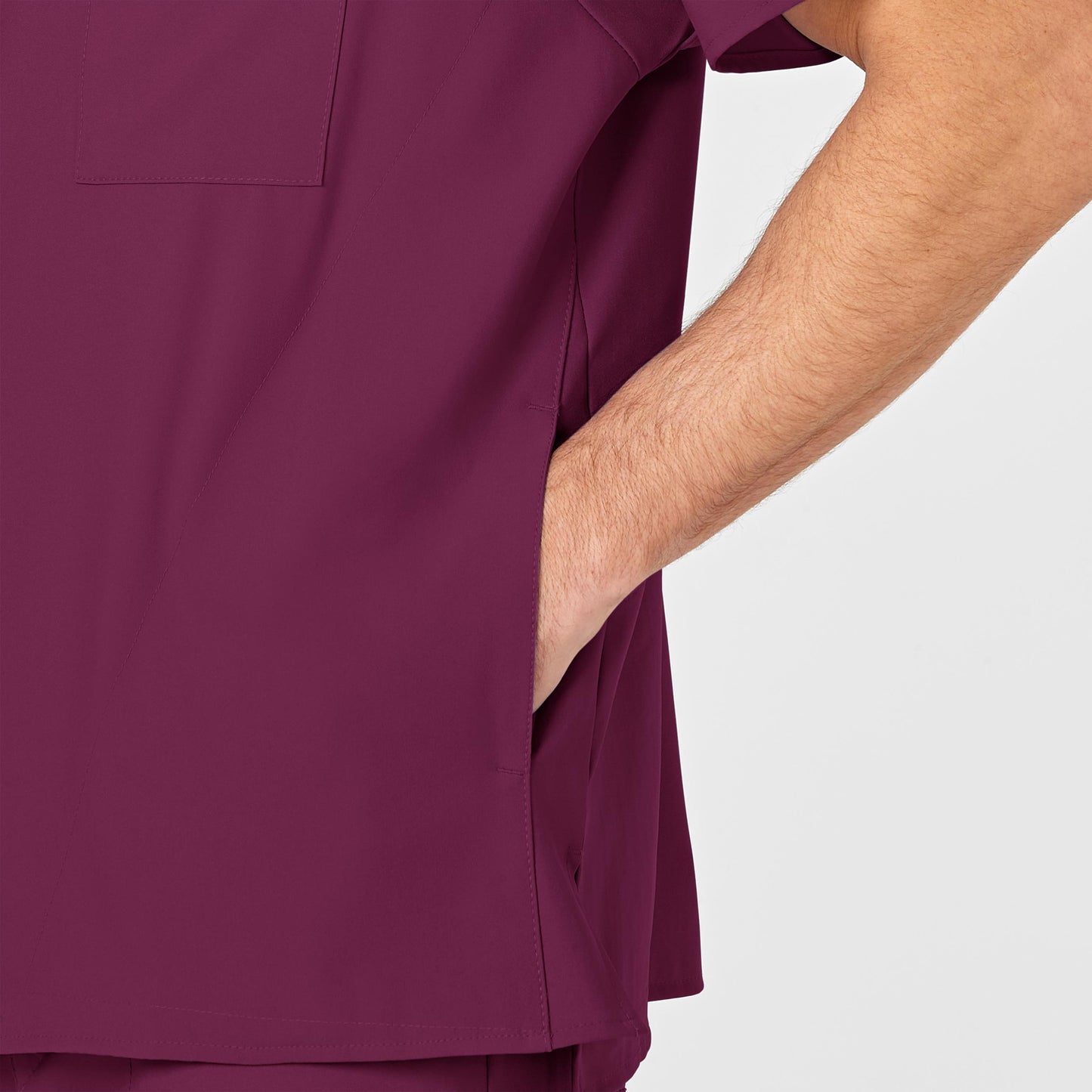 Men's 6-Pocket Utility V-Neck Scrub Top - 6355