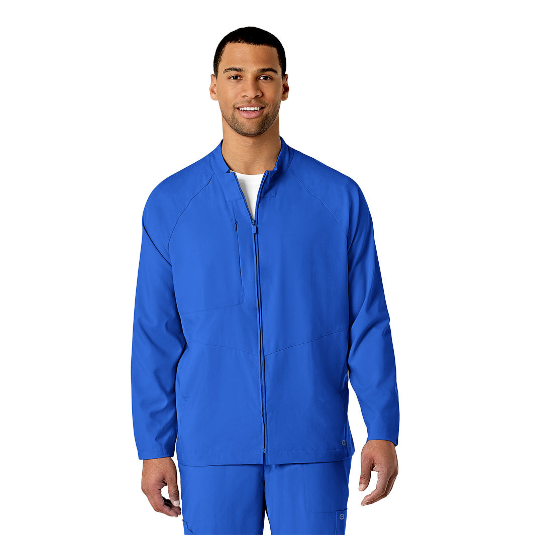 Men's 3-Pocket Zip Front Warm Up Jacket - 8355