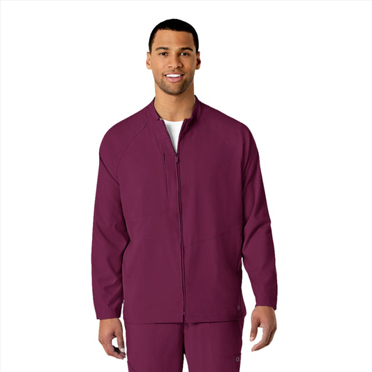 Men's 3-Pocket Zip Front Warm Up Jacket - 8355