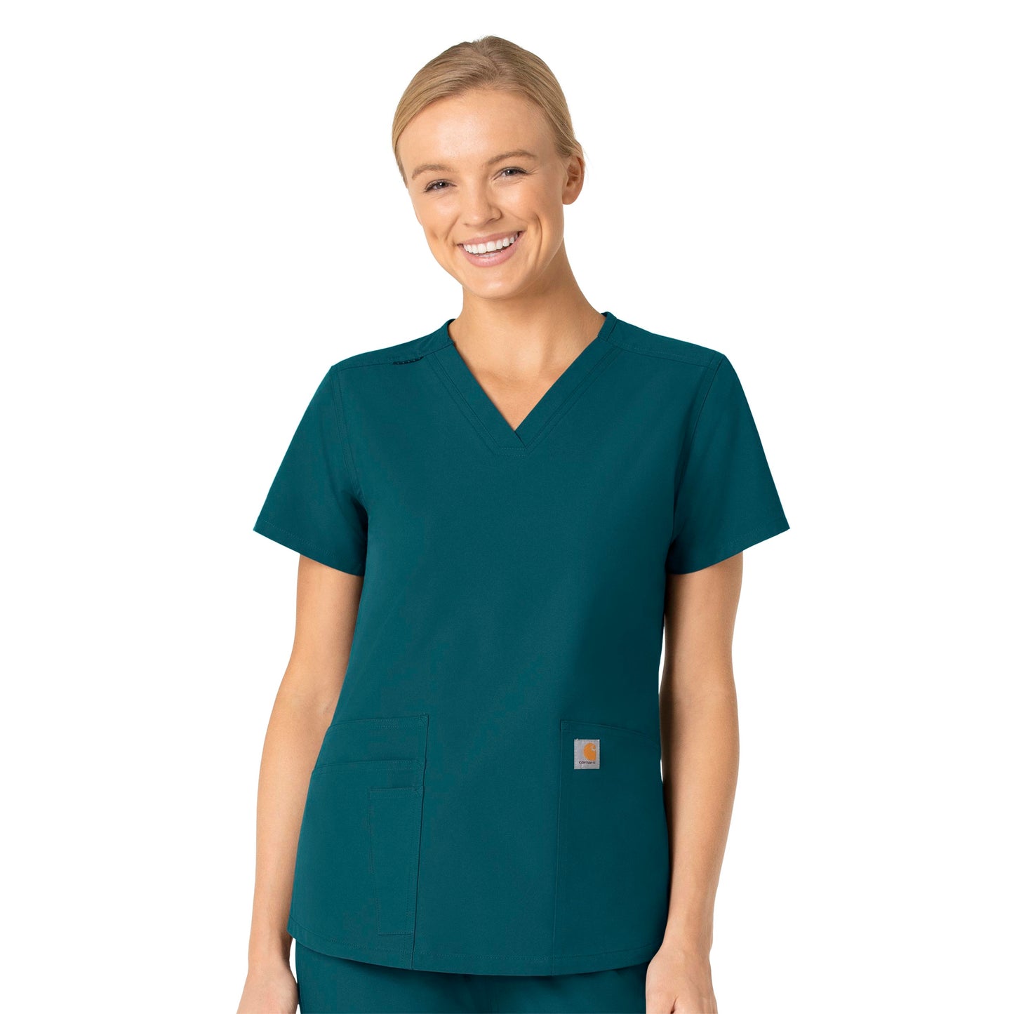 Women's Lightweight 2-Pocket V-Neck Scrub Top - C12113