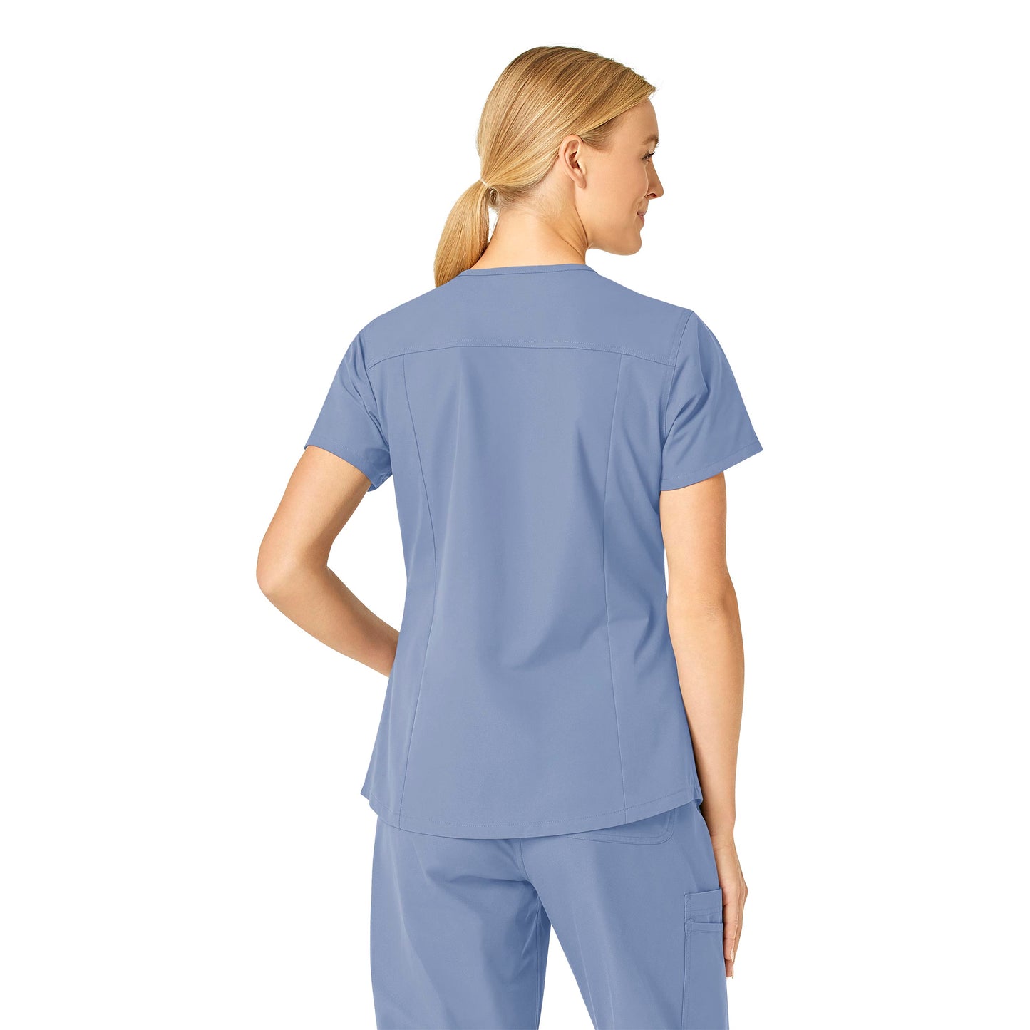 Women's Lightweight 2-Pocket V-Neck Scrub Top - C12113