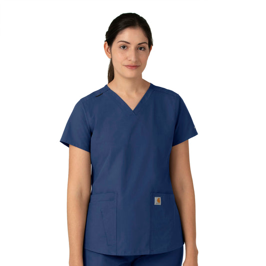 Women's Lightweight 2-Pocket V-Neck Scrub Top - C12113