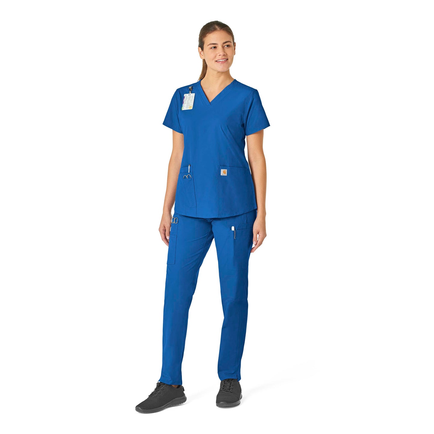 Women's Lightweight 2-Pocket V-Neck Scrub Top - C12113