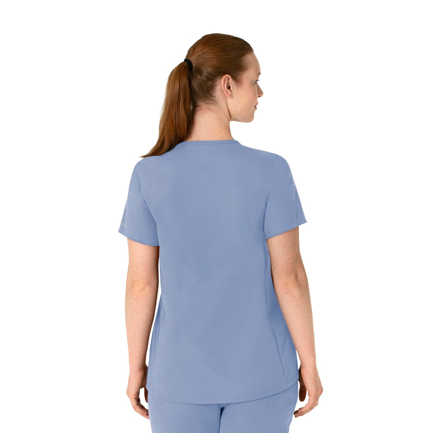 Women's Henley 4-Pocket Maternity Scrub Top - C14113