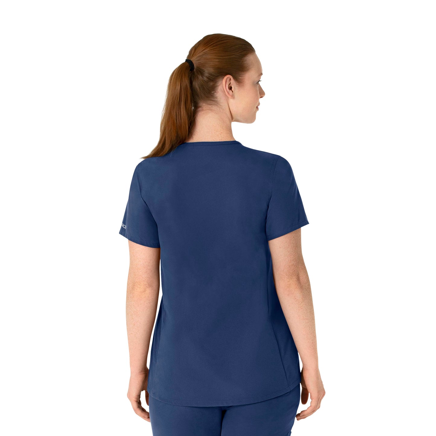 Women's Henley 4-Pocket Maternity Scrub Top - C14113