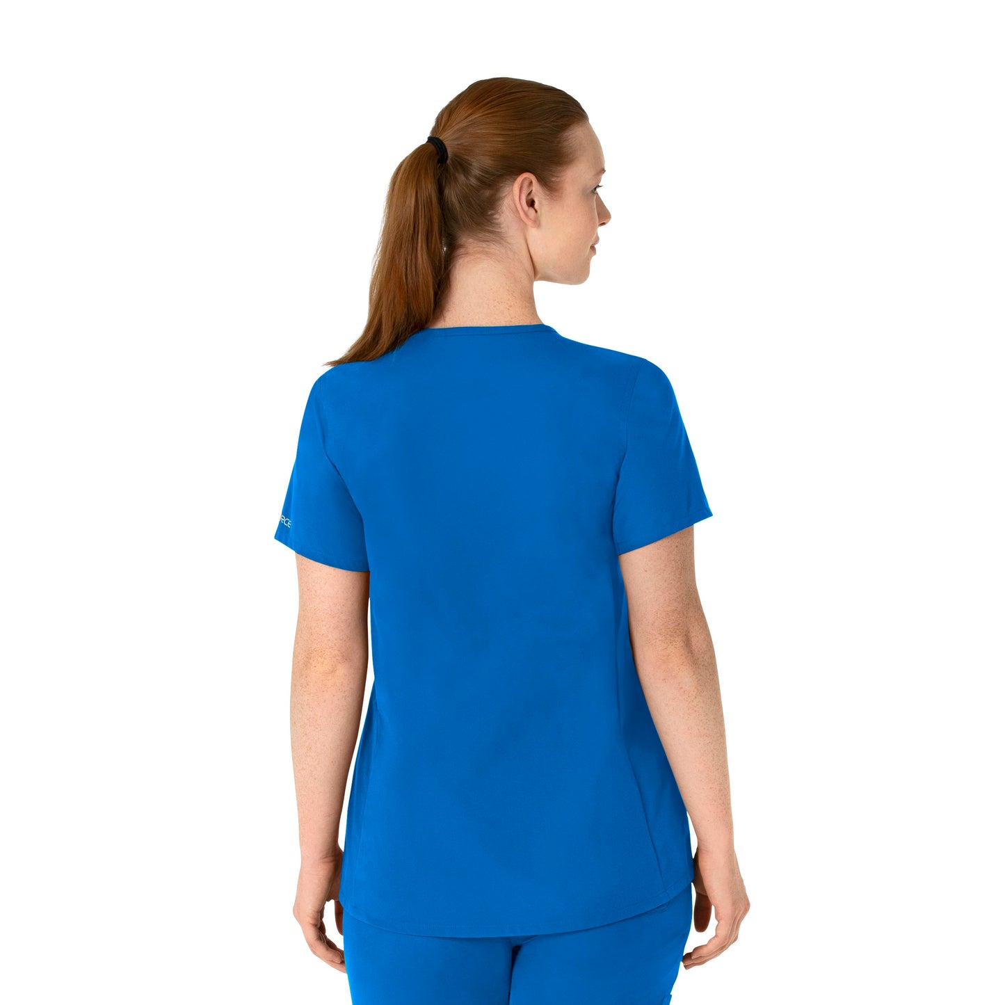 Women's Henley 4-Pocket Maternity Scrub Top - C14113