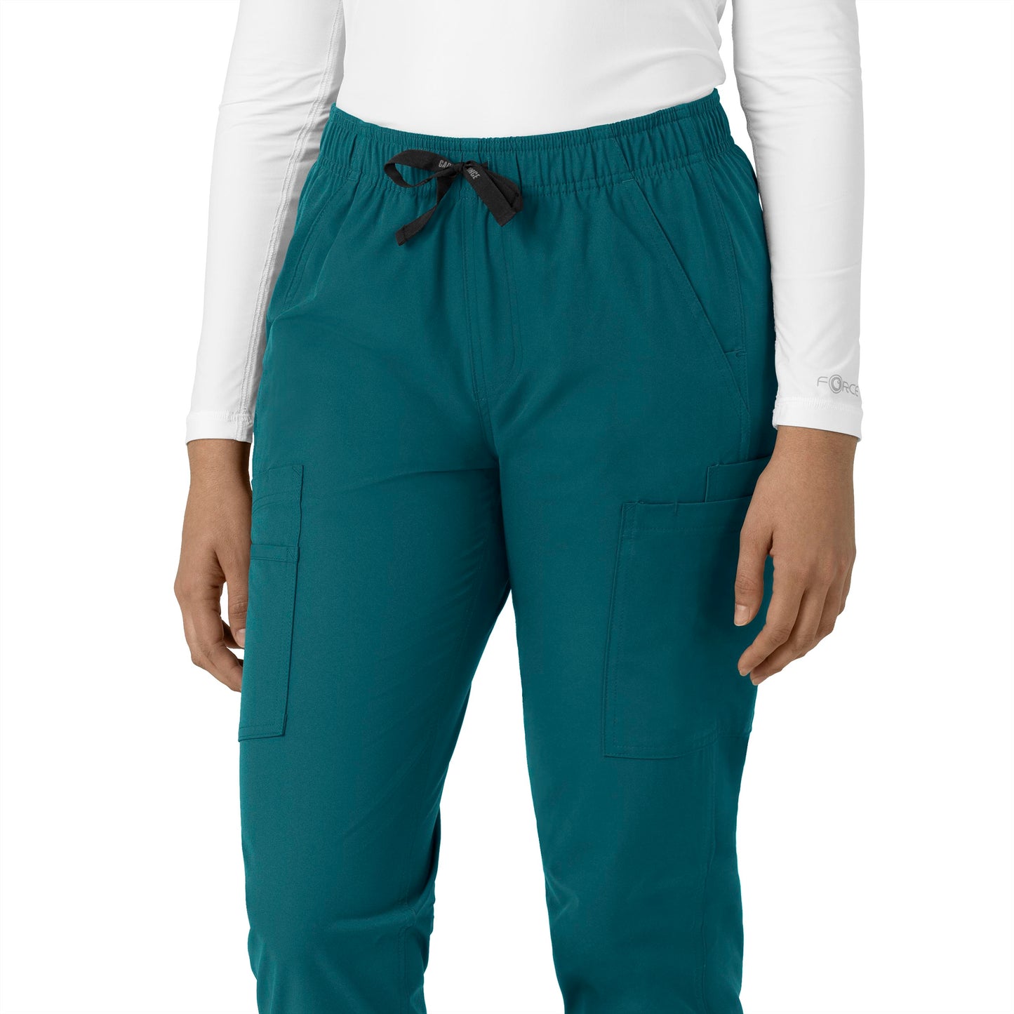 Women's 9-Pocket Mid-Rise Straight Leg Scrub Pant - C51213