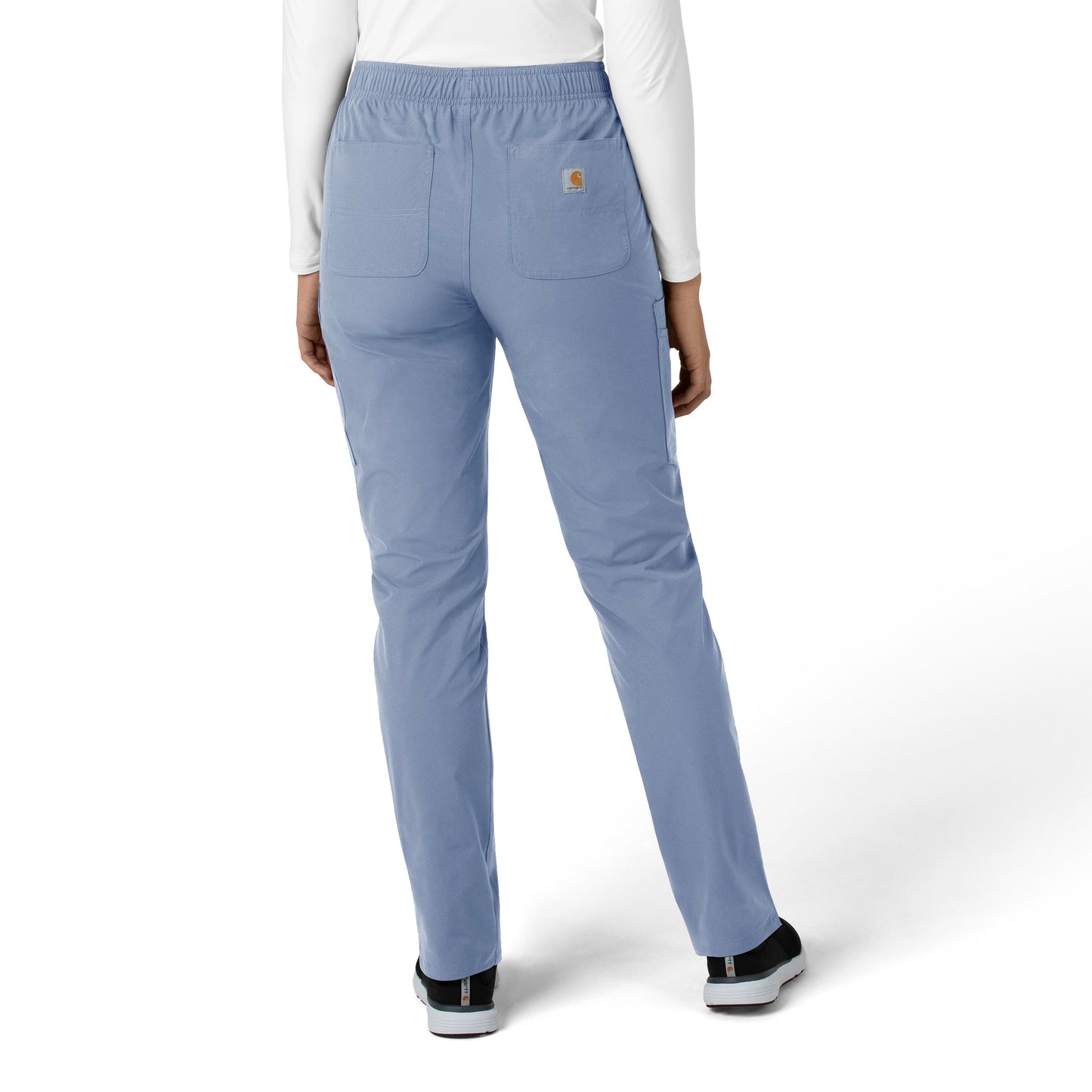 Women's 9-Pocket Mid-Rise Straight Leg Scrub Pant - C51213