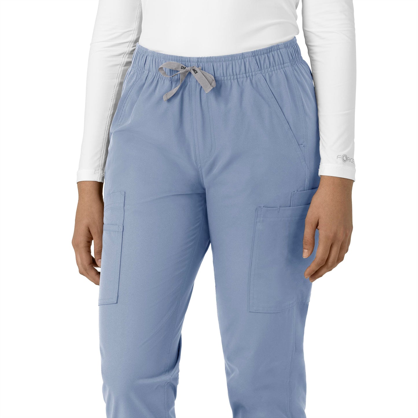 Women's 9-Pocket Mid-Rise Straight Leg Scrub Pant - C51213