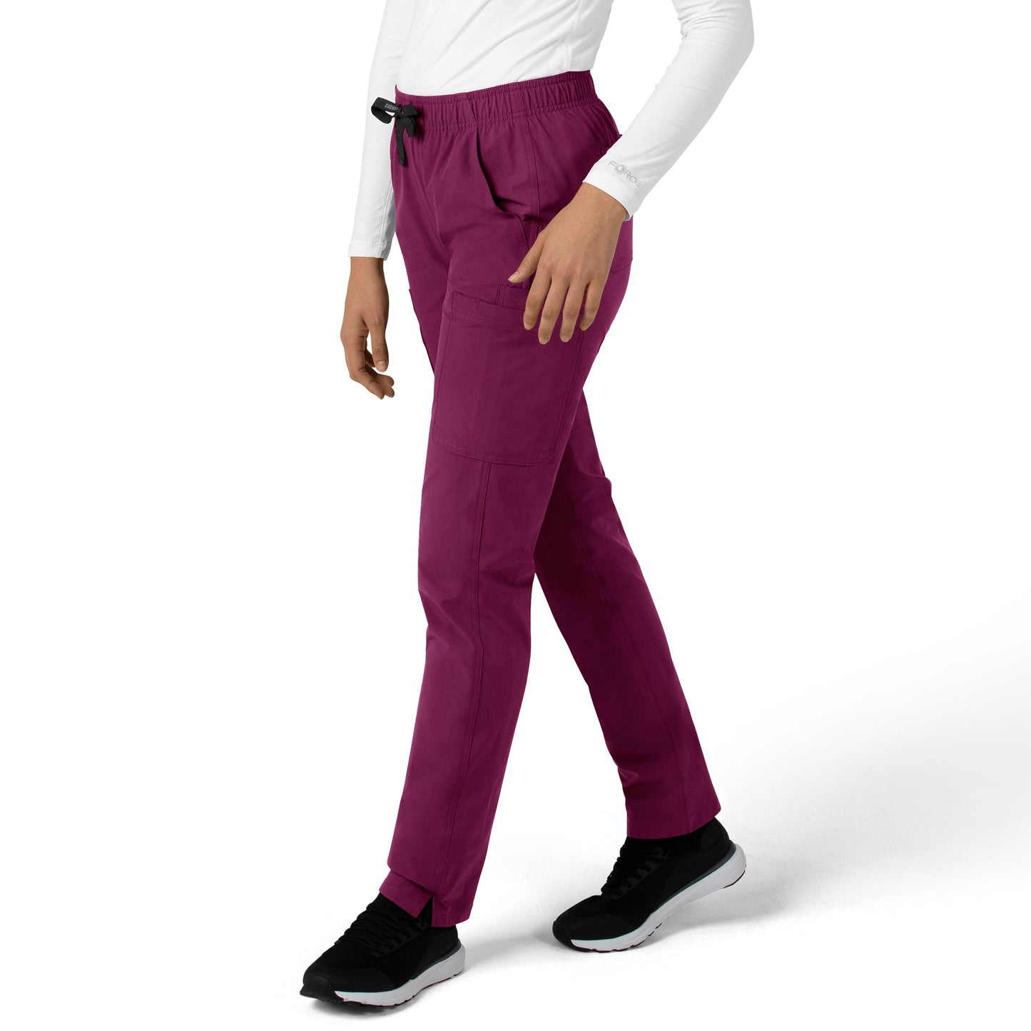 Women's 9-Pocket Mid-Rise Straight Leg Scrub Pant - C51213