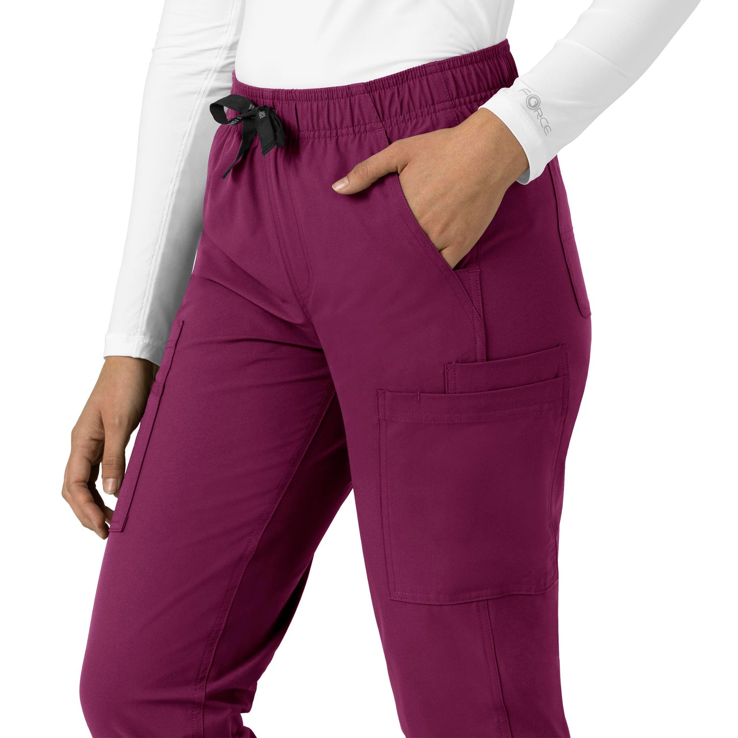 Women's 9-Pocket Mid-Rise Straight Leg Scrub Pant - C51213