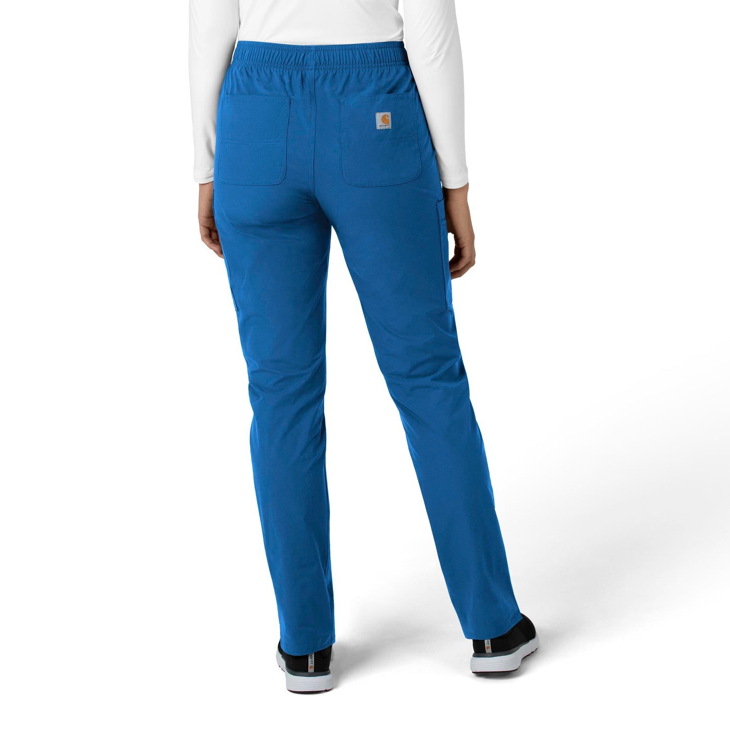 Women's 9-Pocket Mid-Rise Straight Leg Scrub Pant - C51213