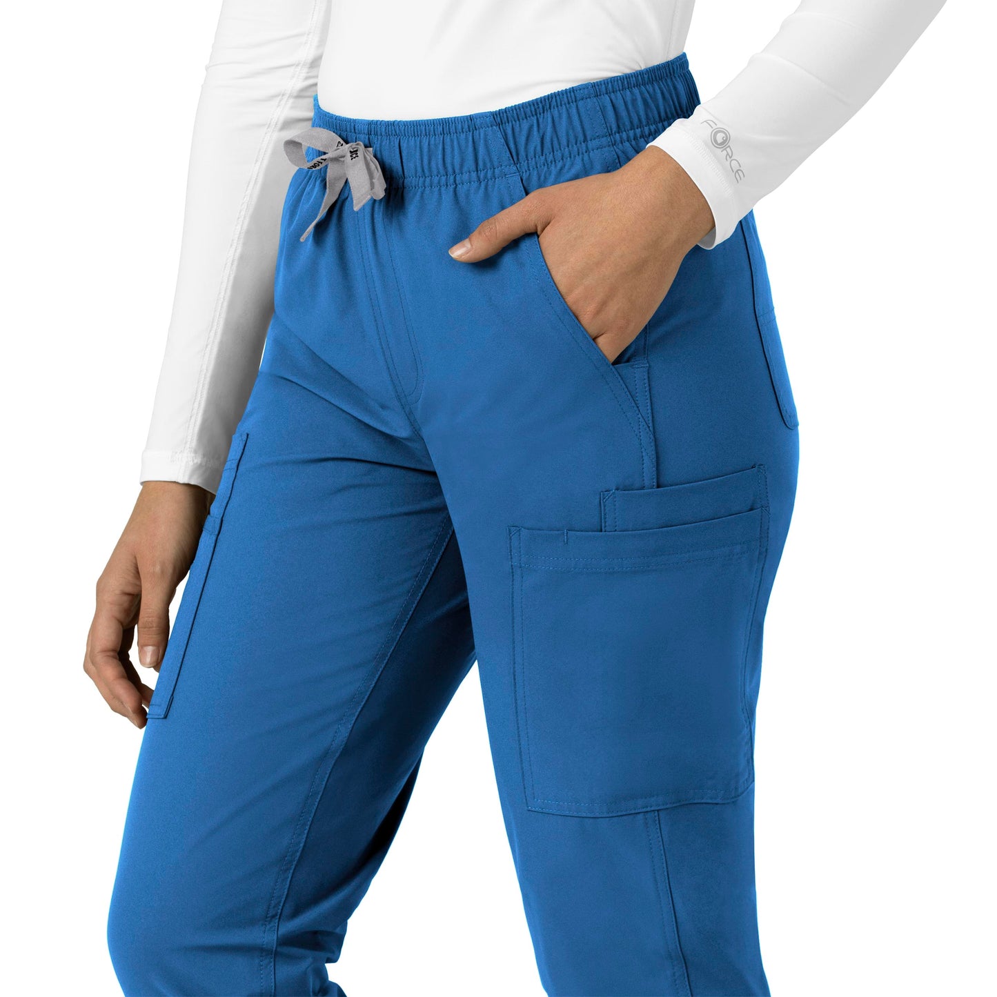 Women's 9-Pocket Mid-Rise Straight Leg Scrub Pant - C51213