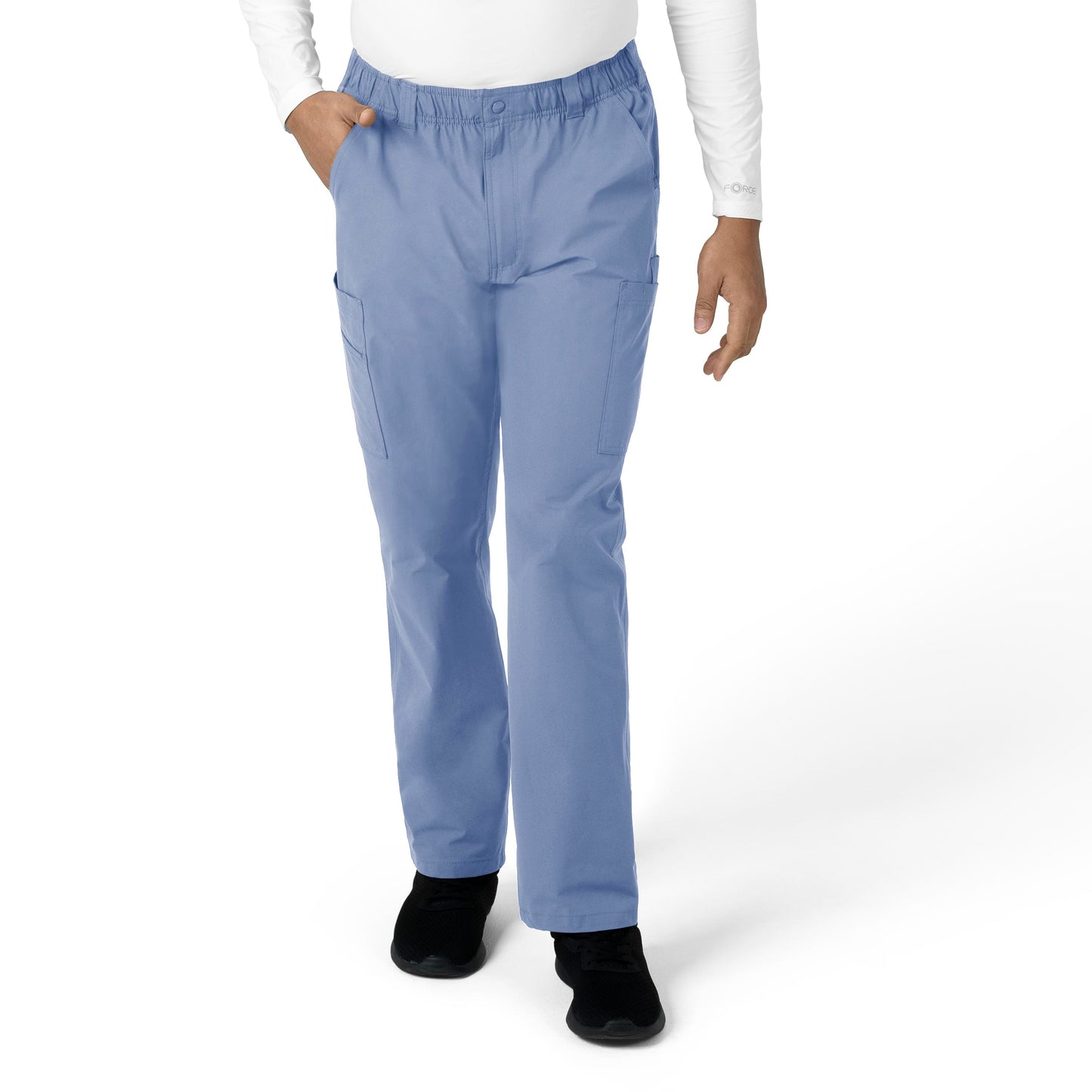 Men's 9-Pocket Straight Leg Cargo Scrub Pant - C56113