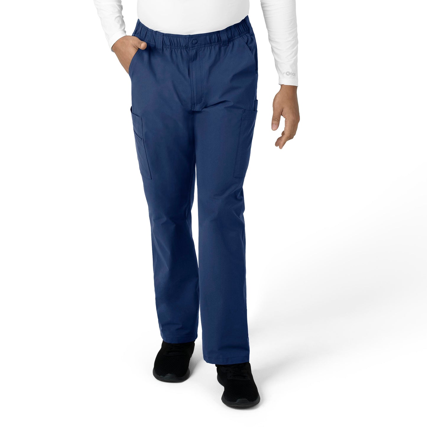 Men's 9-Pocket Straight Leg Cargo Scrub Pant - C56113