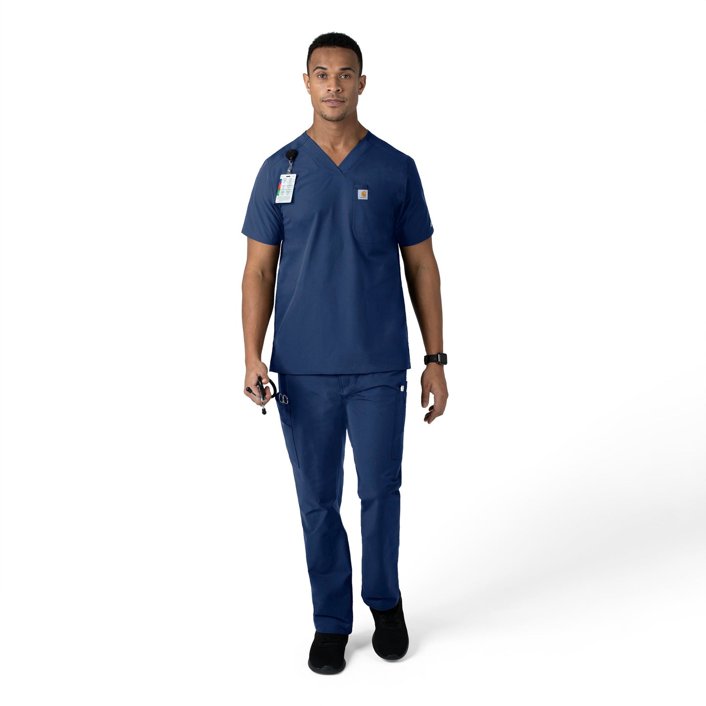 Men's 9-Pocket Straight Leg Cargo Scrub Pant - C56113