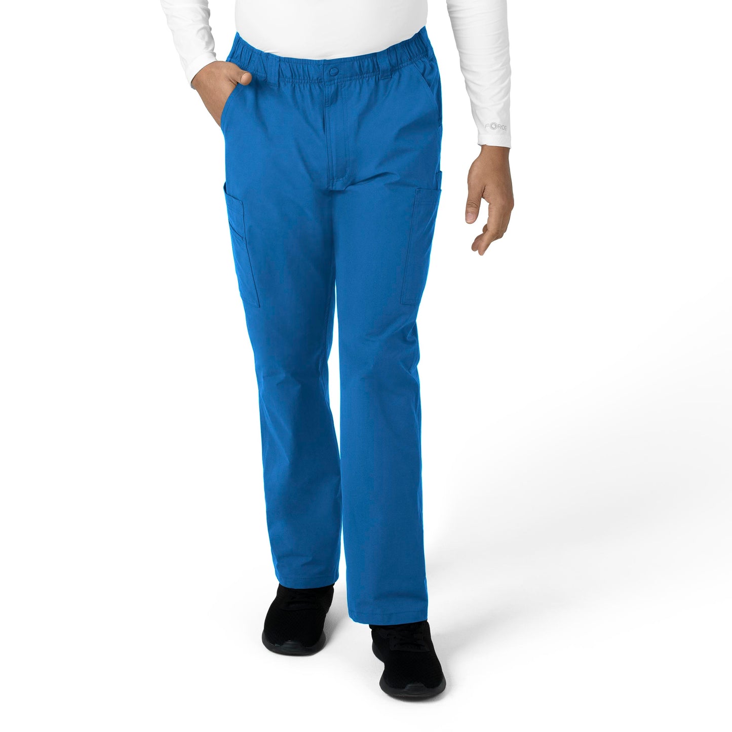 Men's 9-Pocket Straight Leg Cargo Scrub Pant - C56113