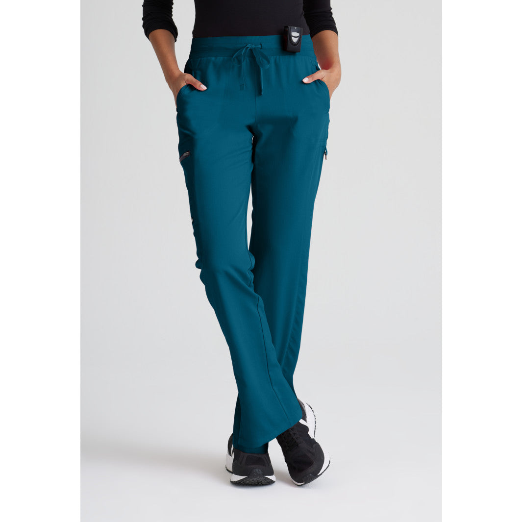 Women's Kim 3-Pocket Mid-Rise Straight Leg Pant - GRSP500