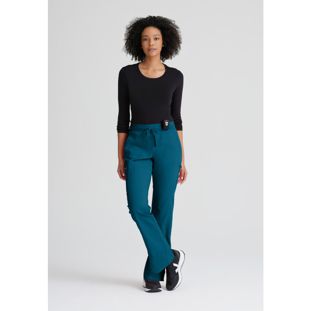 Women's Kim 3-Pocket Mid-Rise Straight Leg Pant - GRSP500