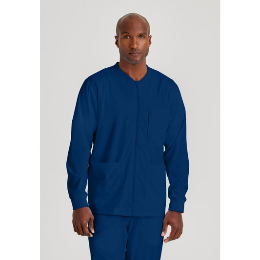 Men's React 5-Pocket Antimicrobial Warm-Up Scrub Jacket - GRSW871