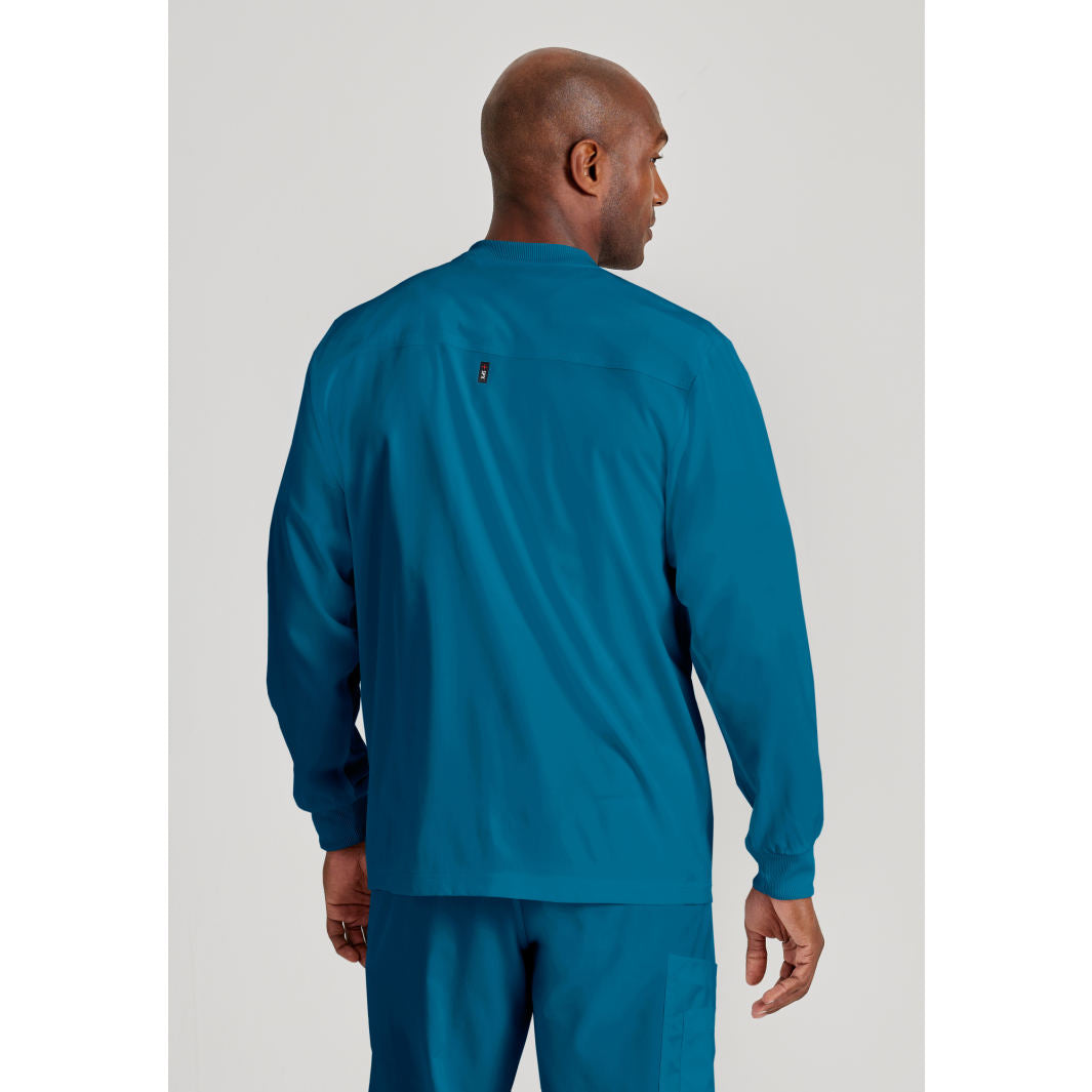 Men's React 5-Pocket Antimicrobial Warm-Up Scrub Jacket - GRSW871