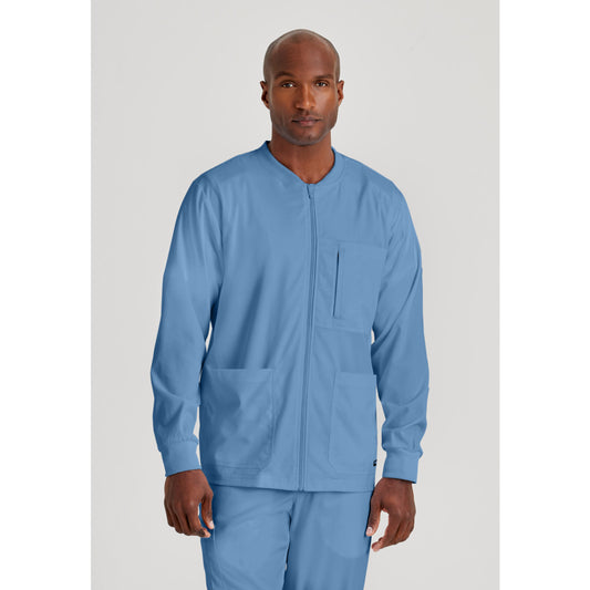 Men's React 5-Pocket Antimicrobial Warm-Up Scrub Jacket - GRSW871