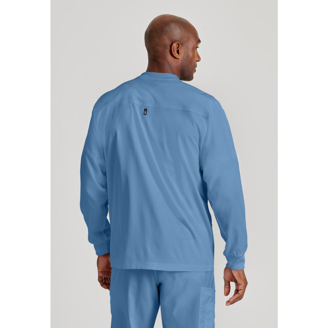 Men's React 5-Pocket Antimicrobial Warm-Up Scrub Jacket - GRSW871