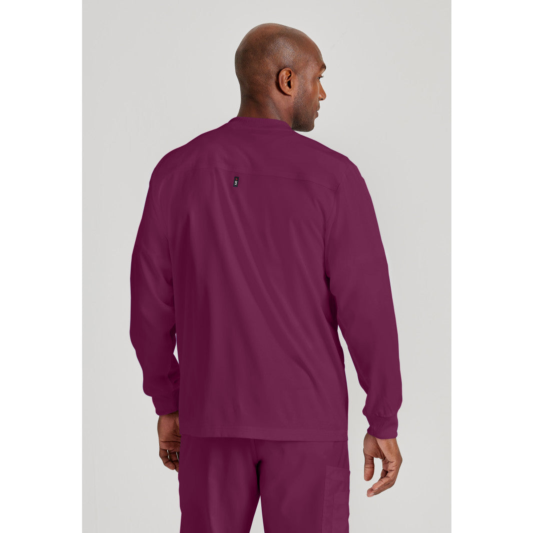 Men's React 5-Pocket Antimicrobial Warm-Up Scrub Jacket - GRSW871