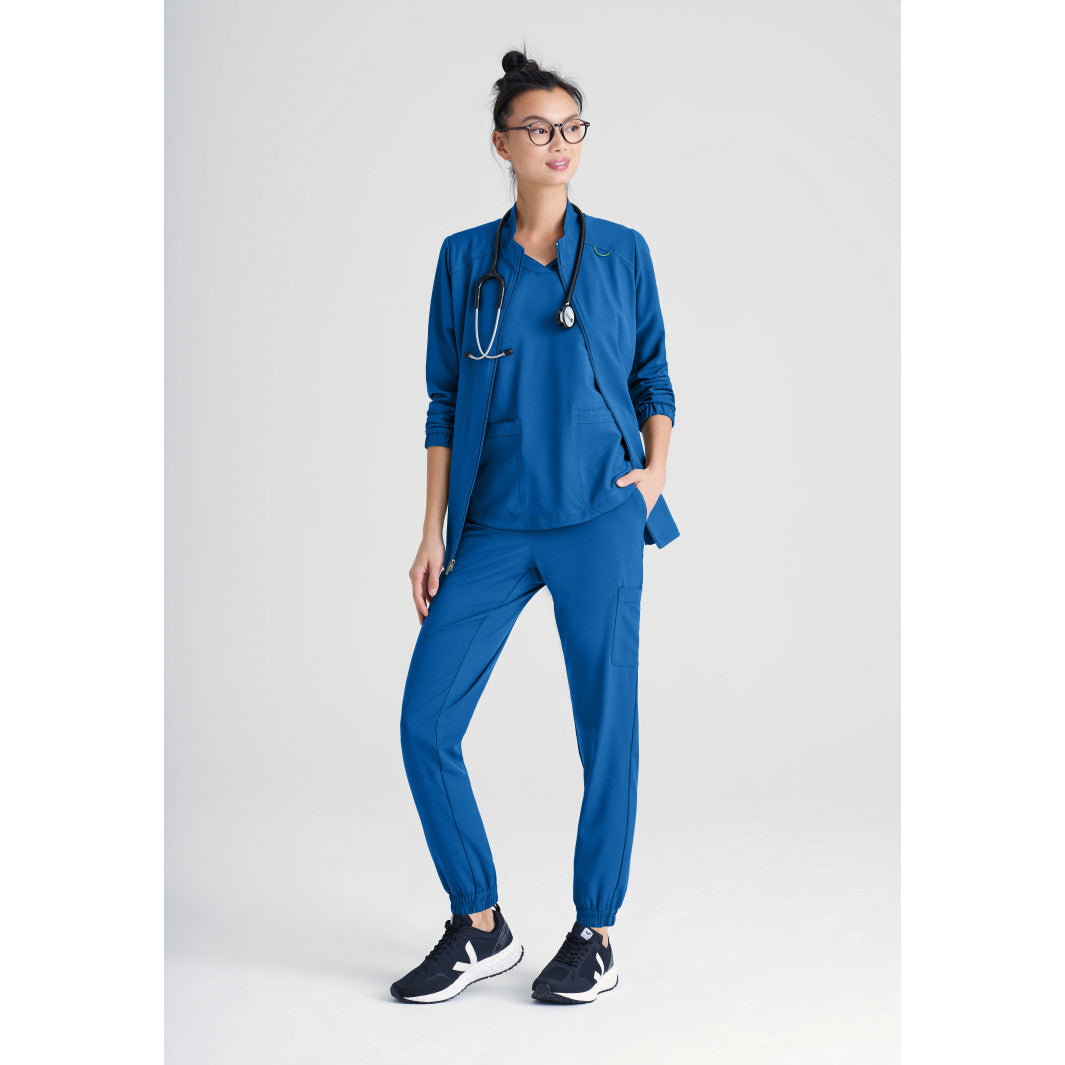 Women's Virtue 3-Pocket Stand-Up Collar CiCLO® Scrub Jacket - GSSW886