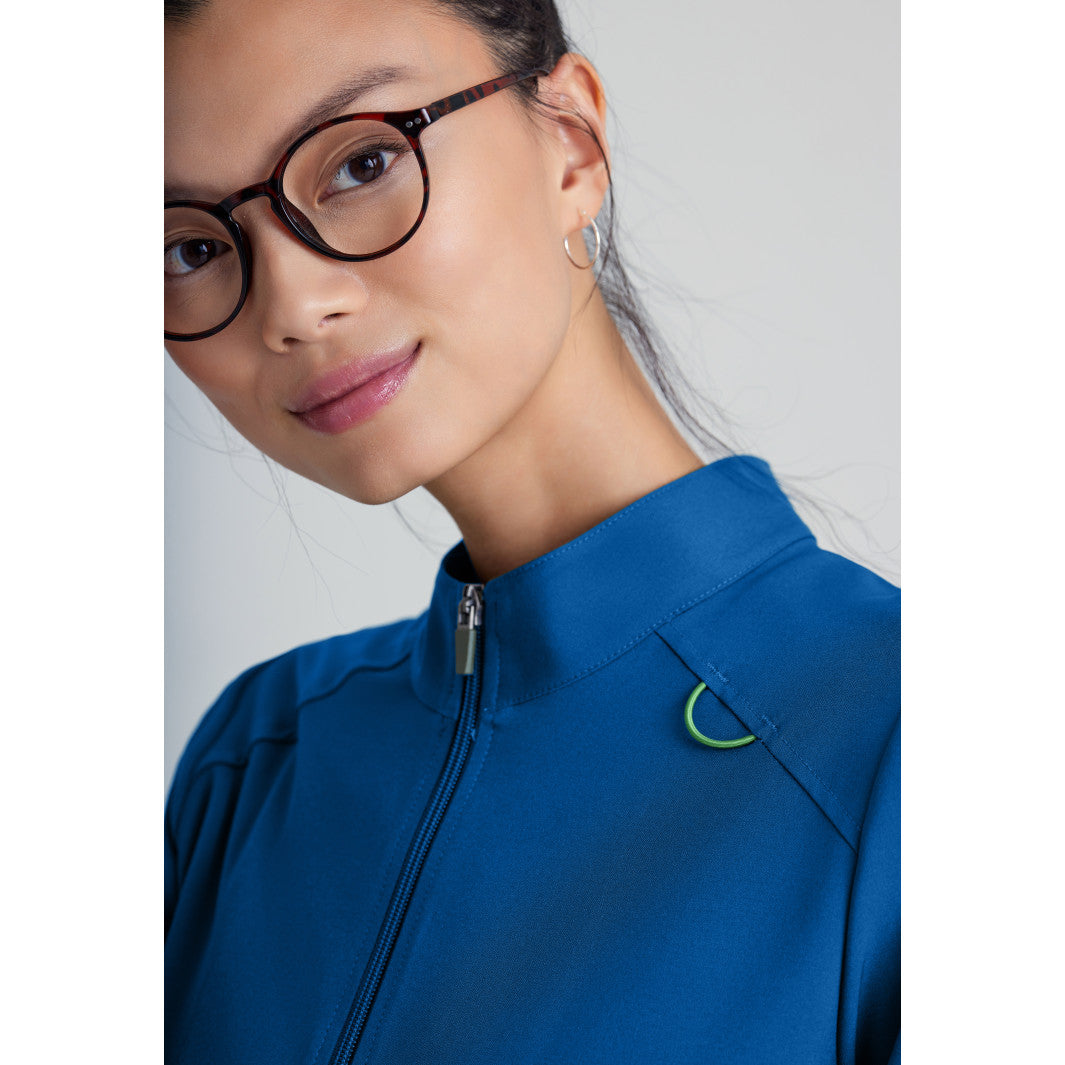 Women's Virtue 3-Pocket Stand-Up Collar CiCLO® Scrub Jacket - GSSW886